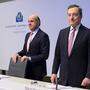 EZB-Vize Luis de Guindos und EZB-Präsident Mario Draghi