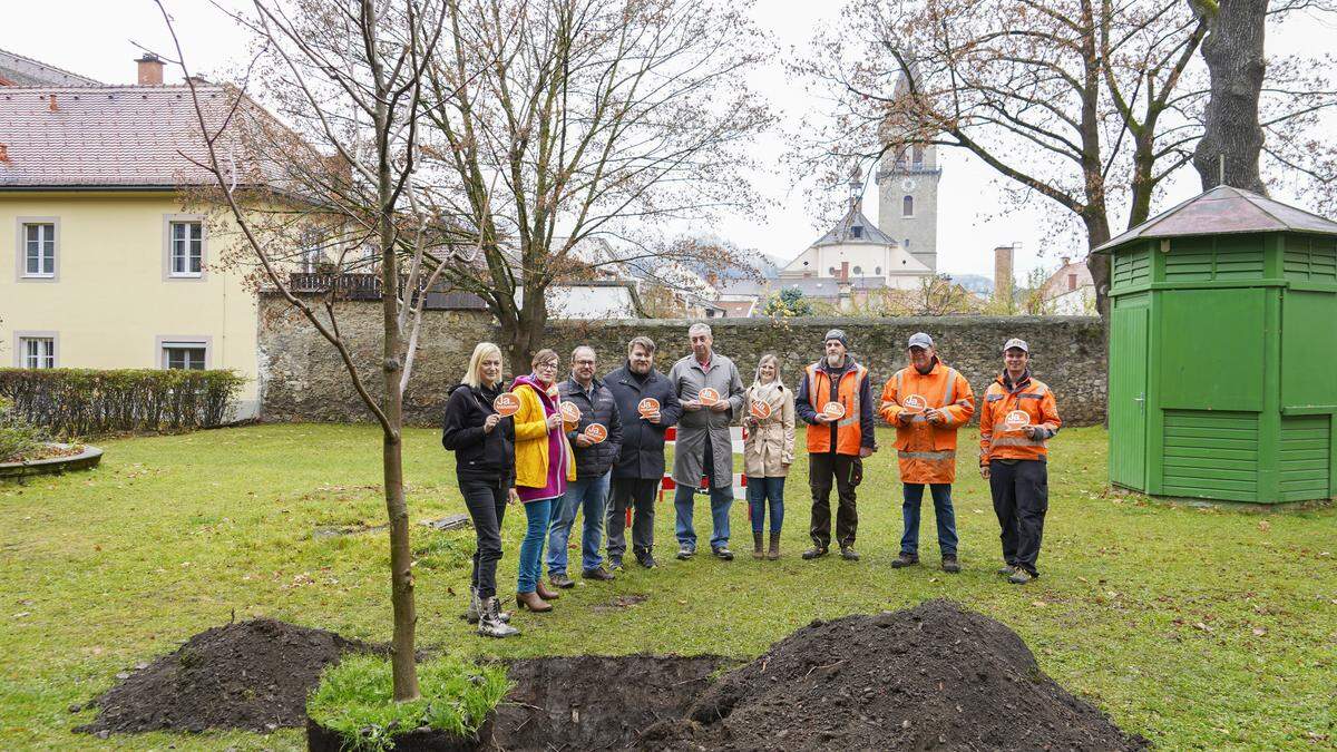 Im Schillerpark wurde der Baum gepflanzt