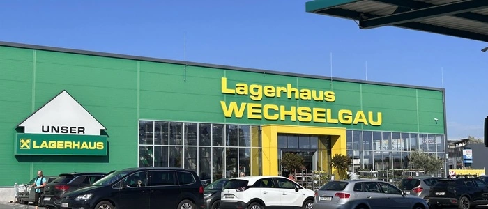 Noch ist das Lagerhaus Hartberg-Fürstenfeld mit dem alten Namen beschildert