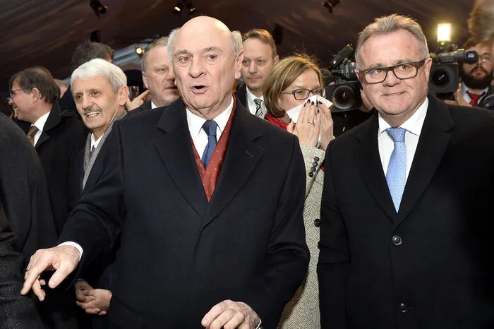 Pröll mit Burgenlands Landeshauptmann Hans Niessl
