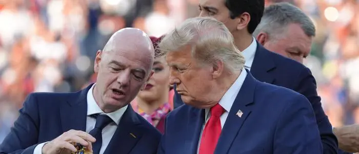 Weisen Kritik gerne zurück: Gianni Infantino und Donald Trump