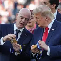 Weisen Kritik gerne zurück: Gianni Infantino und Donald Trump
