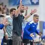 Trainer Benjamin Teraš und die BT Füchse stehen im Viertelfinale mit dem Rücken zur Wand