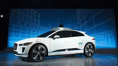 Der von Waymo umgebaute Jaguar I-Pace