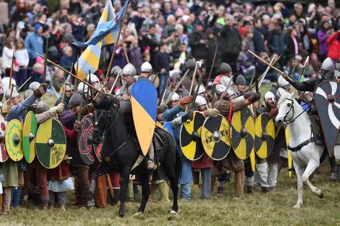 Das jährliche Historienspiel zog zum Jubiläum Tausende Besucher an.
