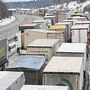 Lkw-Stau