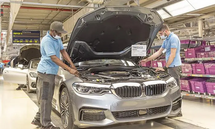 Auch der 5er-BMW läuft jetzt wieder in Graz vom band