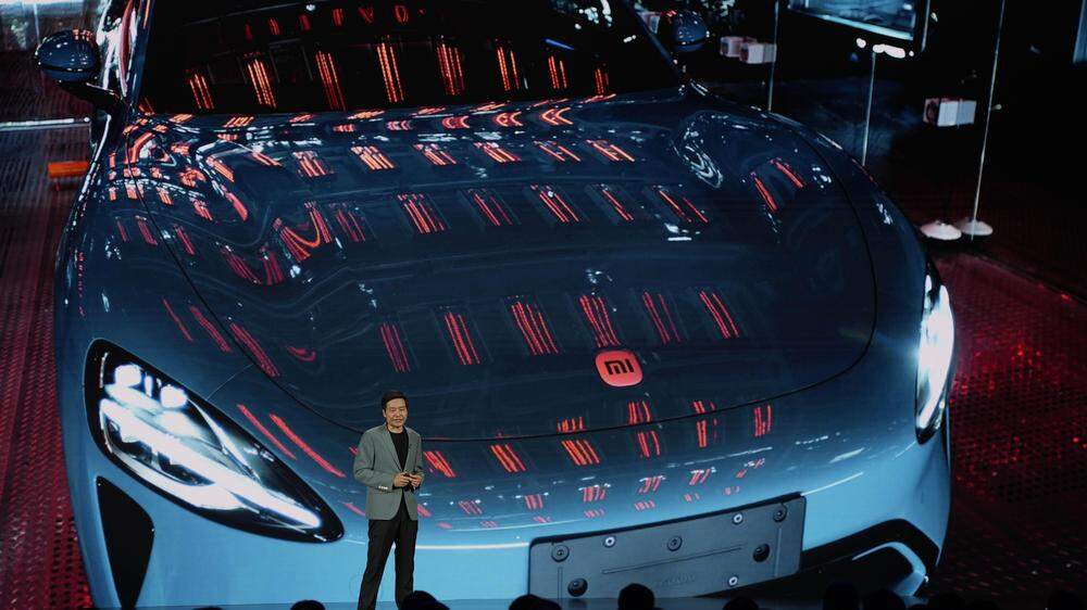 Xiaomi-Gründer Lei Jun stellte in China den SU7 vor