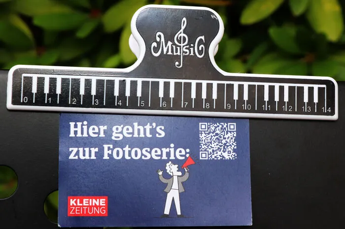 Beim Chor­fest gab es Musik mit der Grup­pe Blas­te­rix unter der Lei­tung von Ge­rald Za­mi­ner.