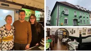 Silke und Dietmar Feiel haben mit Tochter Sarah und nur zwei weiteren Angestellten das große Gasthaus seit Monaten betrieben. Im Februar ziehen sie einen Schlussstrich
