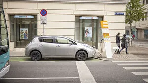 E-Ladestation in der 8. Mai-Straße in Klagenfurt
