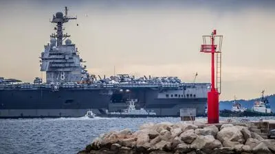 USS Gerald R. Ford in Split