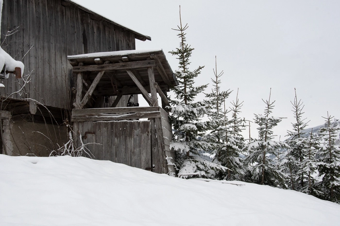 Schneefall auch im Lesachtal.