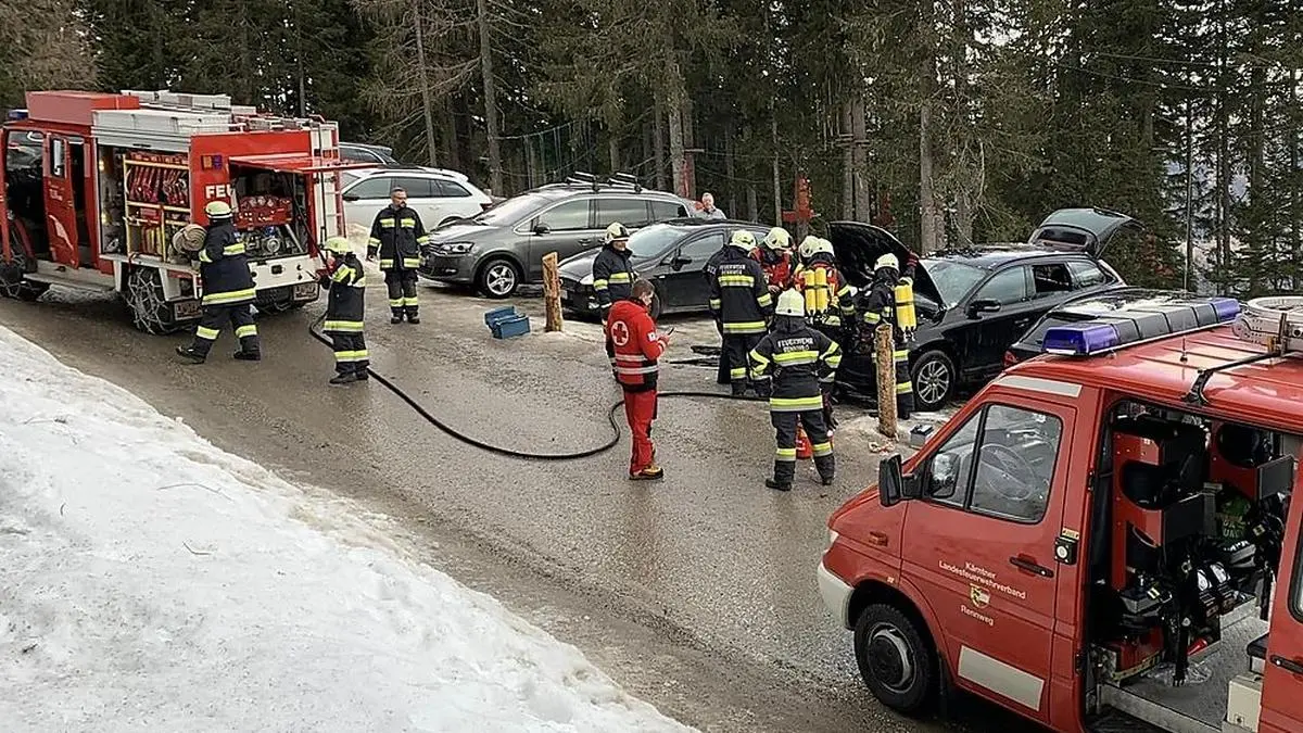 23 Personen der Feuerwehr waren im Einsatz