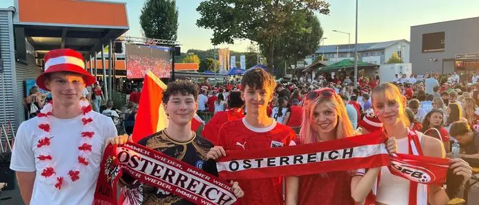 Die Public-Viewings am Kinovorplatz in Gleisdorf waren immer bestens besucht