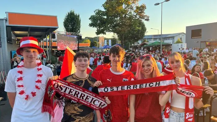 Die Public-Viewings am Kinovorplatz in Gleisdorf waren immer bestens besucht