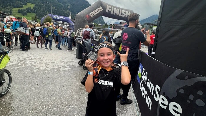 Stolze „Finisherin“ in Kaprun: Emma Leopold aus Wolfsberg