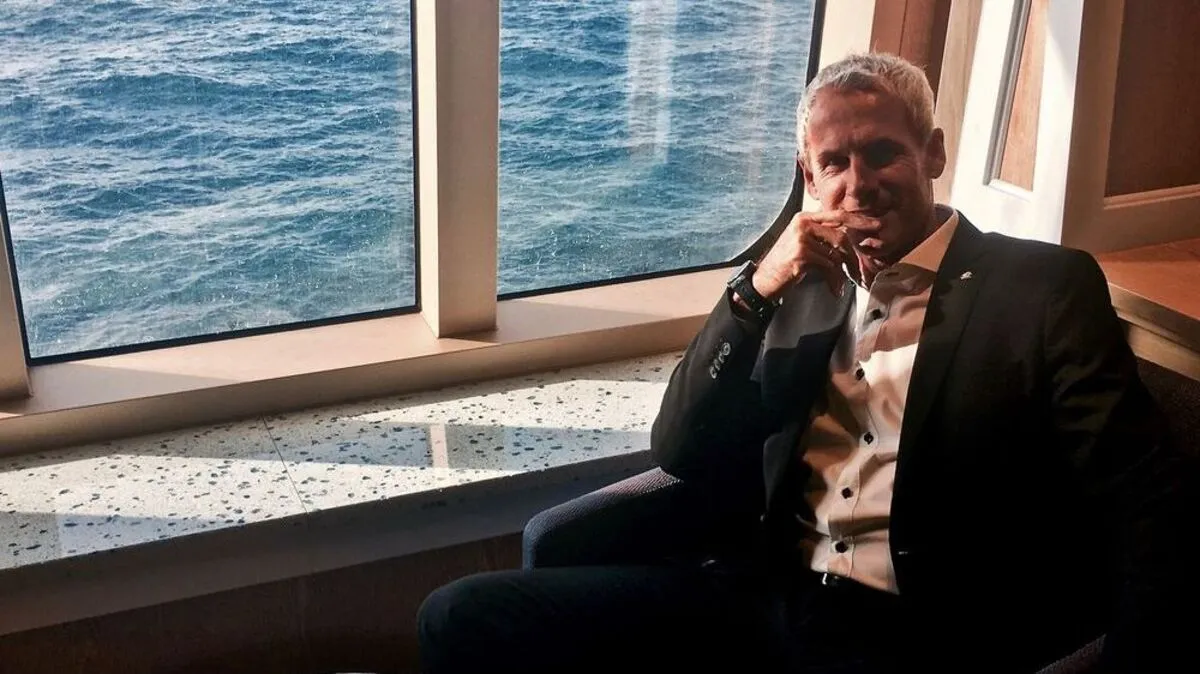 Michael Konsel am Bord der Costa Favolosa