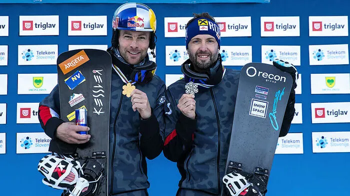 Benjamin Karl und Andreas Prommegger lächeln um die Wette