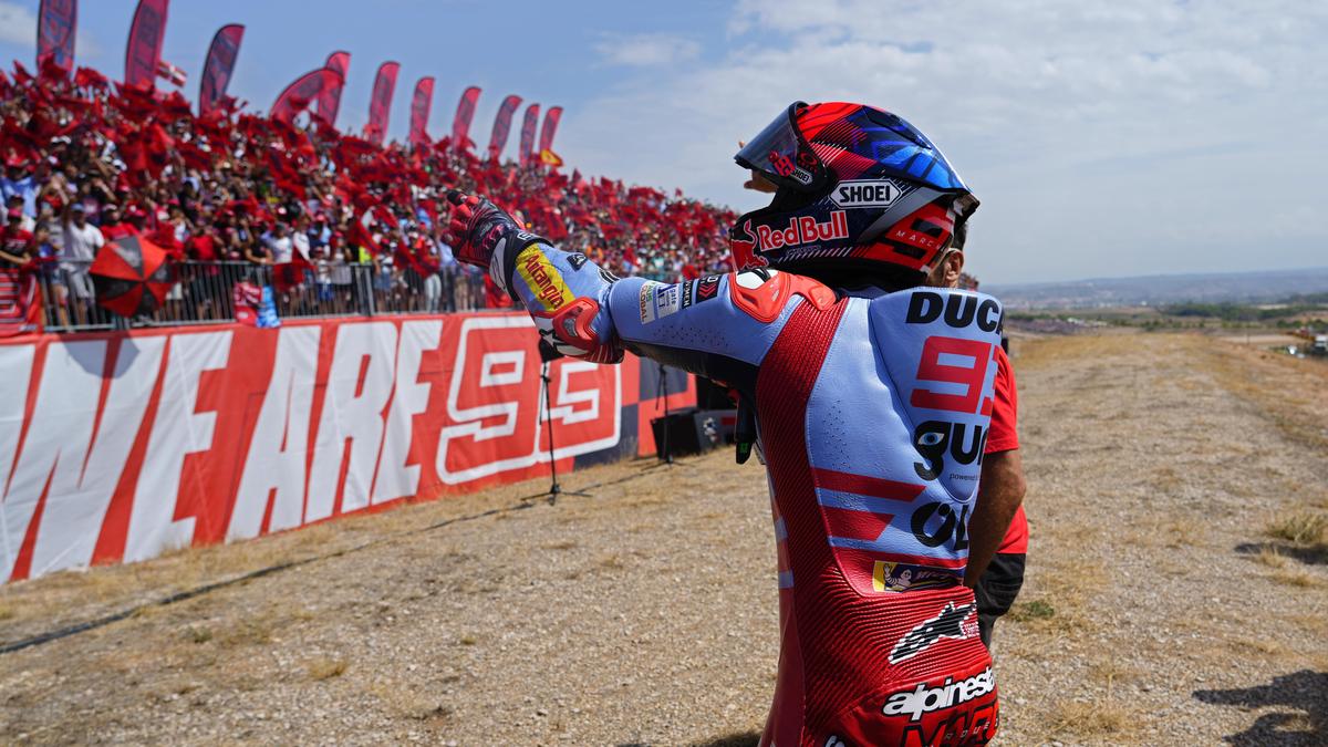 Marc Marquez feierte mit den Fans