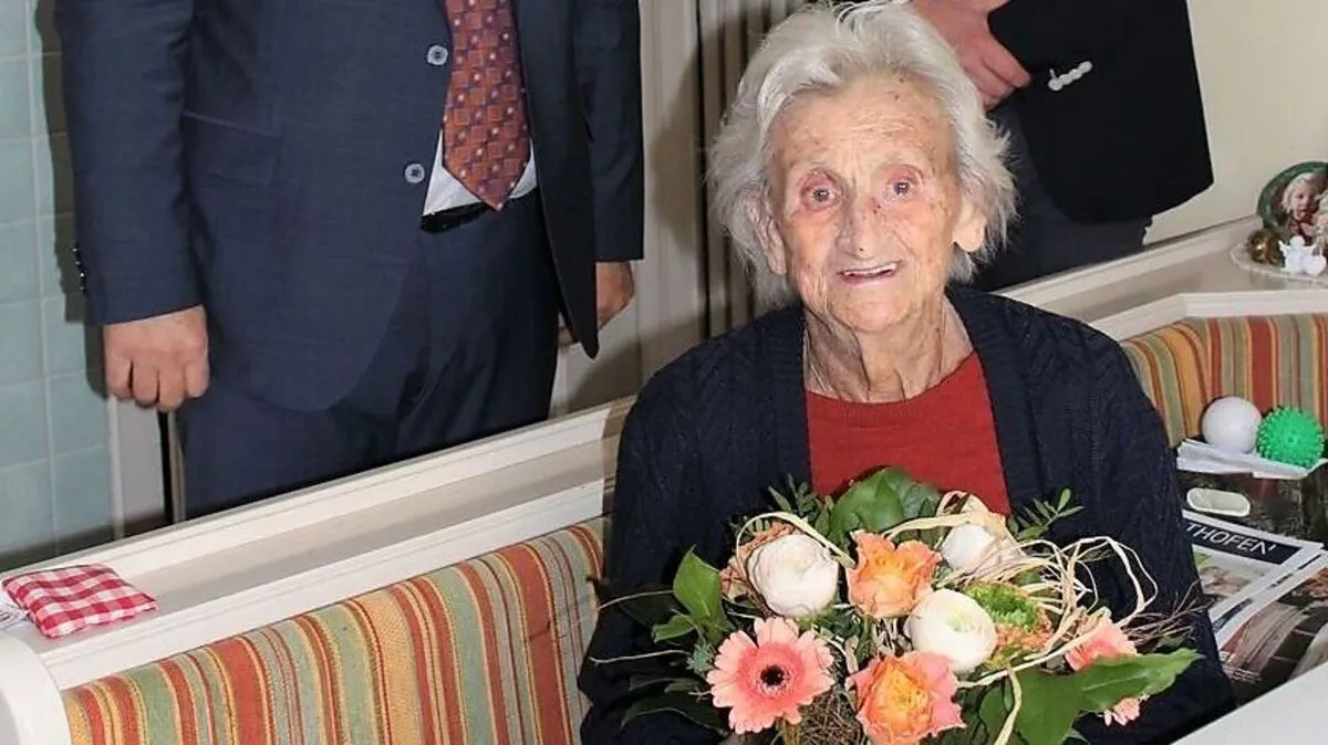 Charlotte Schulz ist die älteste Althofnerin