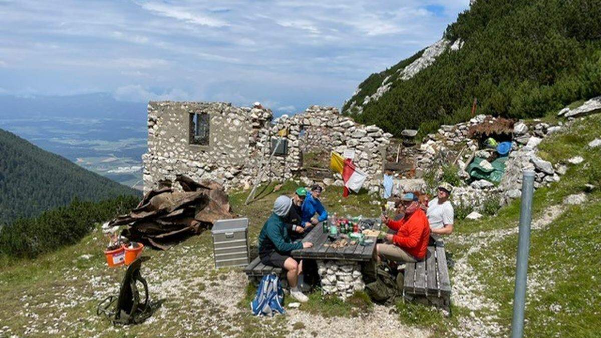 Die Überreste der Bleiburger Hütte konnten sichergestellt werden