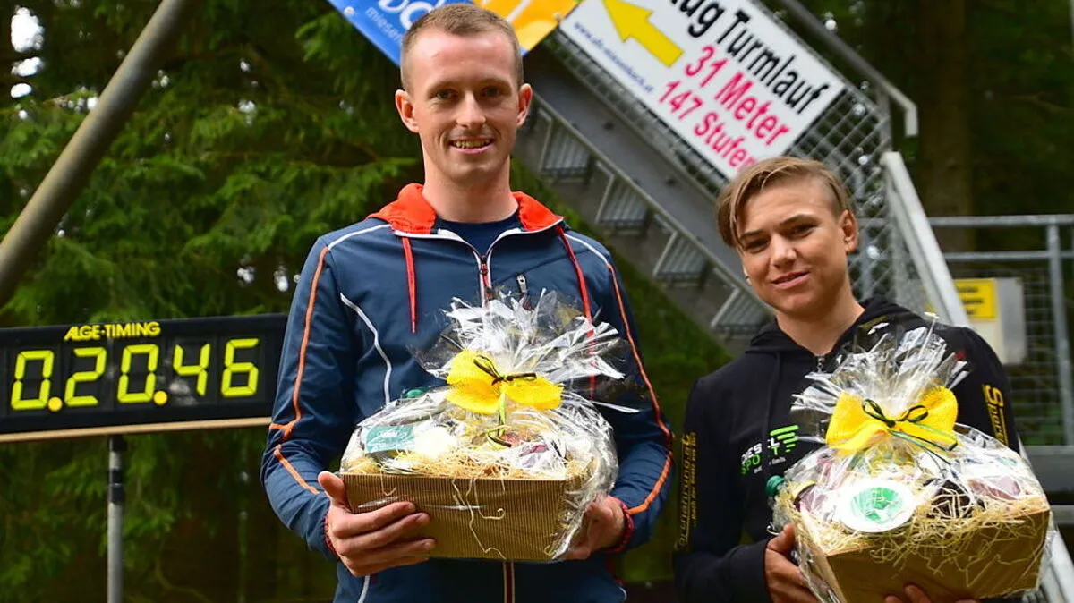 Stefan geier und Veronika Windisch holten sich die Tagessiege in Miesenbach