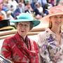 Prinzessin Anne (li.) und Lady Gabriella Kingston bei einem Pferderennen in Ascot