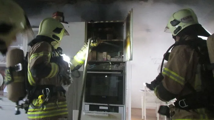 Einsatz beim Zimmerbrand in Graz-Jakomini