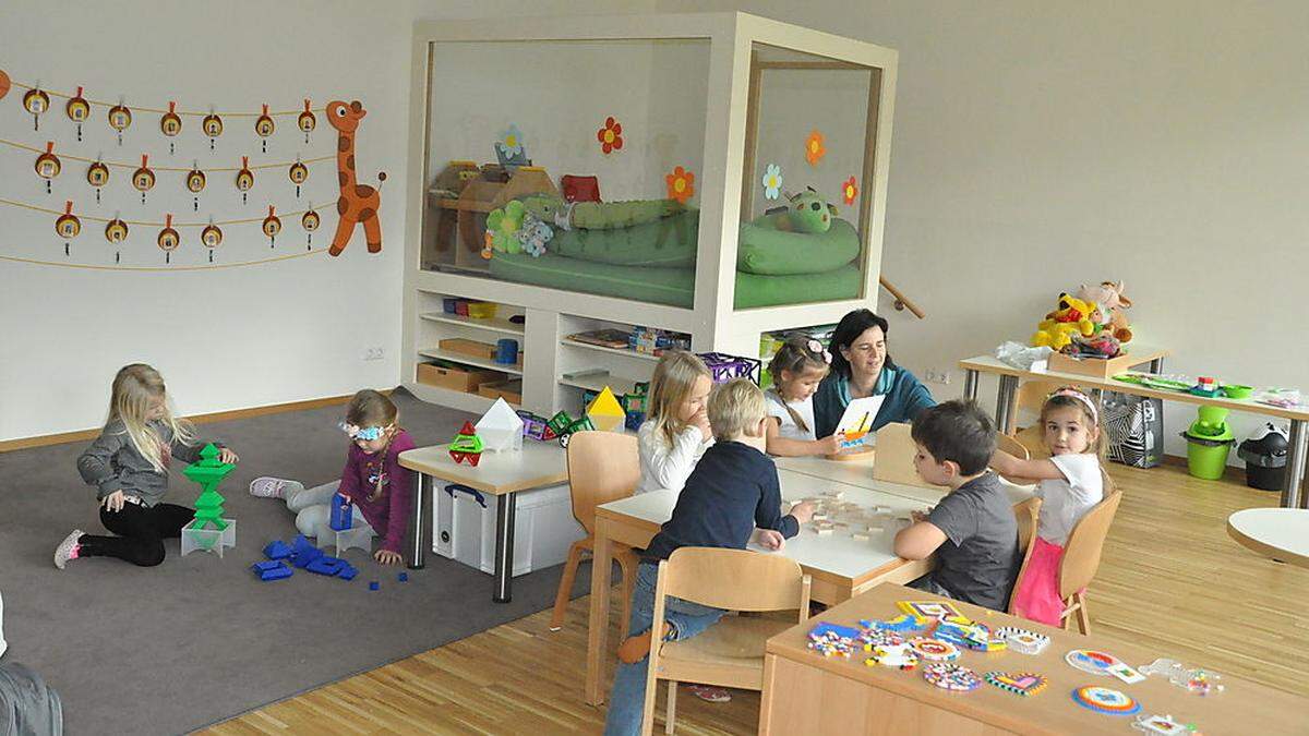 Im Kindergarten St. Paul werden auch Kleinkinder betreut 