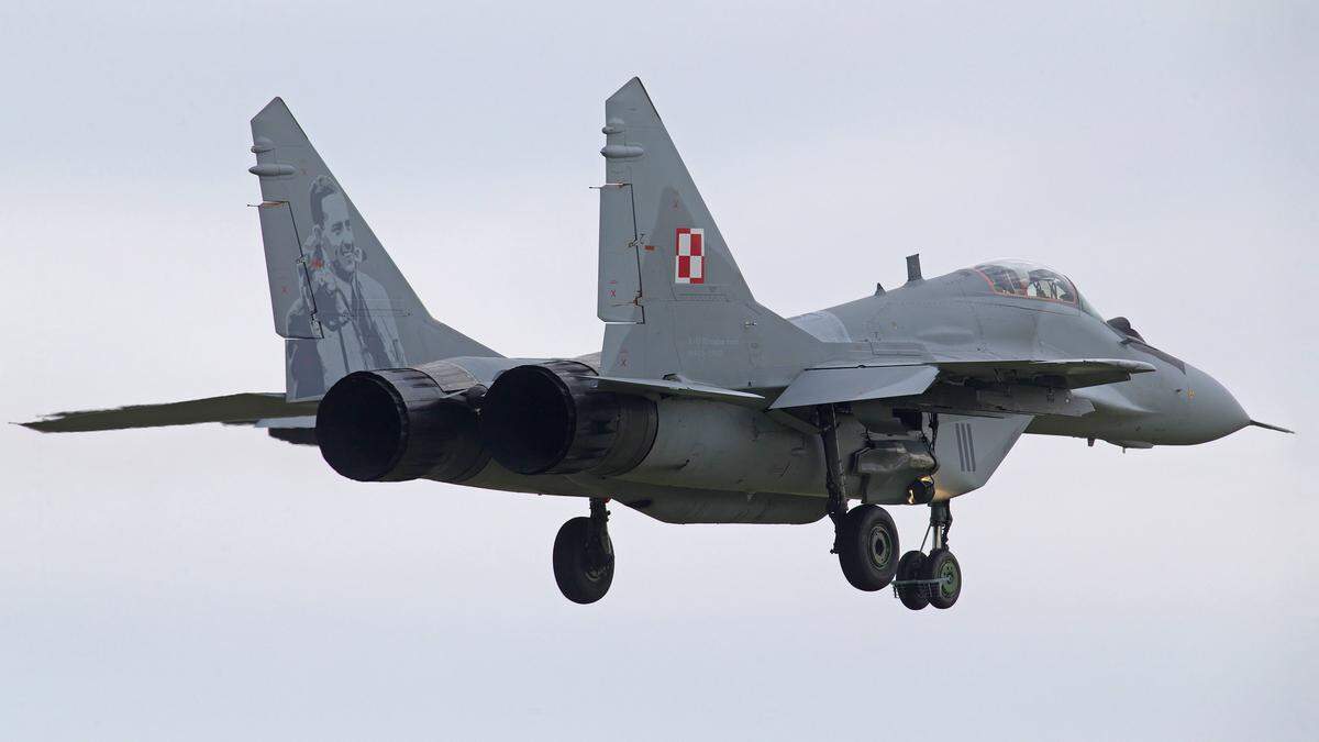 Vier Stück des Modells Mig-29 sollen der Ukraine übergeben werden