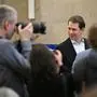 ABD0032_20231020 - WIEN - ÖSTERREICH: Der frühere Bundeskanzler Sebastian Kurz (ÖVP) am Freitag, 20. Oktober 2023, anl. des Prozesses wegen Falschaussage im Ibiza-U-Ausschuss am Landesgericht in Wien. - FOTO: APA/HELMUT FOHRINGER