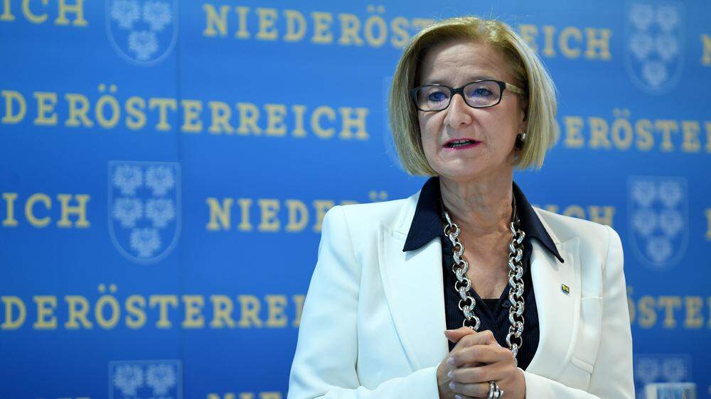 Landeshauptfrau Johanna Mikl-Leitner stellt sich der Wiederwahl