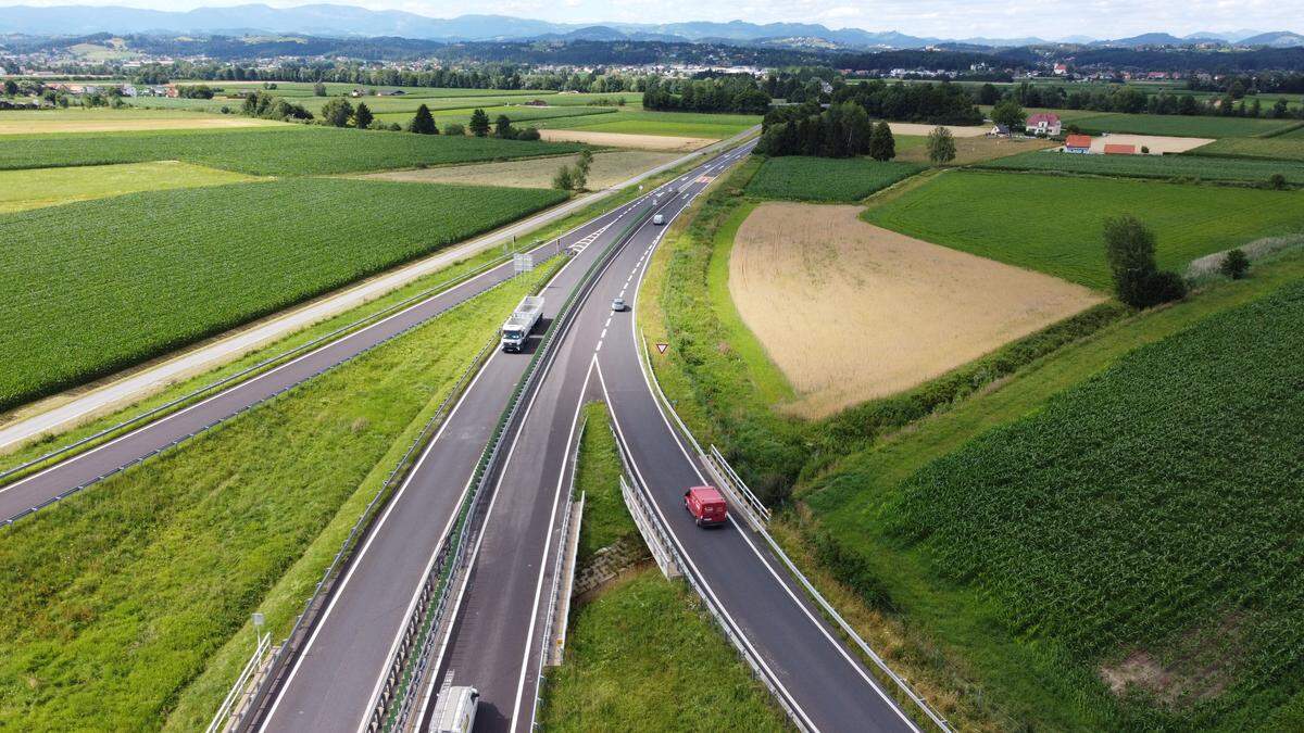 Am Mittwoch wird der Zubringer zur A 2 Südautobahn bei Mooskirchen bis 15 Uhr gesperrt