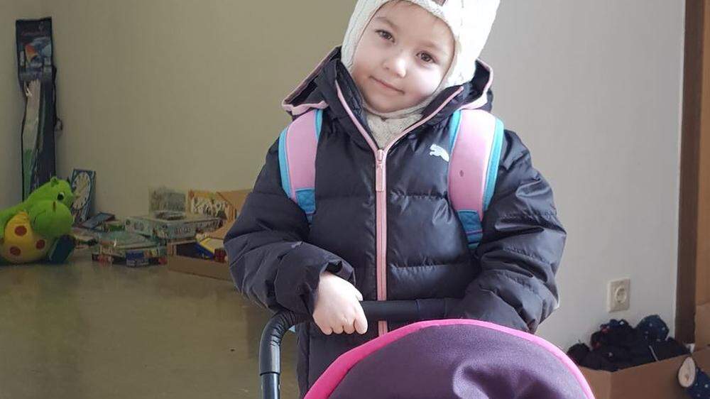 Dieses kleine Mädchen ist im März aus der Ukraine nach Stainz geflohen