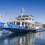 Das 50 Jahre alte Motorschiff Klagenfurt ist für 300 Passagiere zugelassen und kann auch für Hochzeiten oder Geburtstage gemietet werden	 