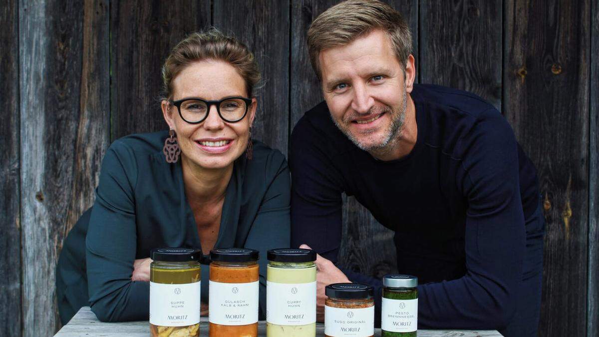 Anja Moritz und Roman Pichler vom Restaurant Moritz in Grafenstein sind die Aufsteiger des Jahres
