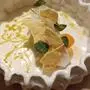 Kohlrabi in Kokosmilch mit Datteln und eingelegten Physalis