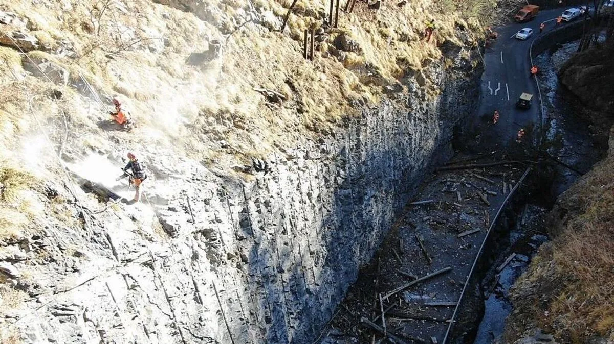 Ab 8. Februar ist die B 64 voraussichtlich wieder befahrbar