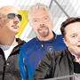 Alltauglich: Jeff Bezos, Richard Branson und Elon Musk