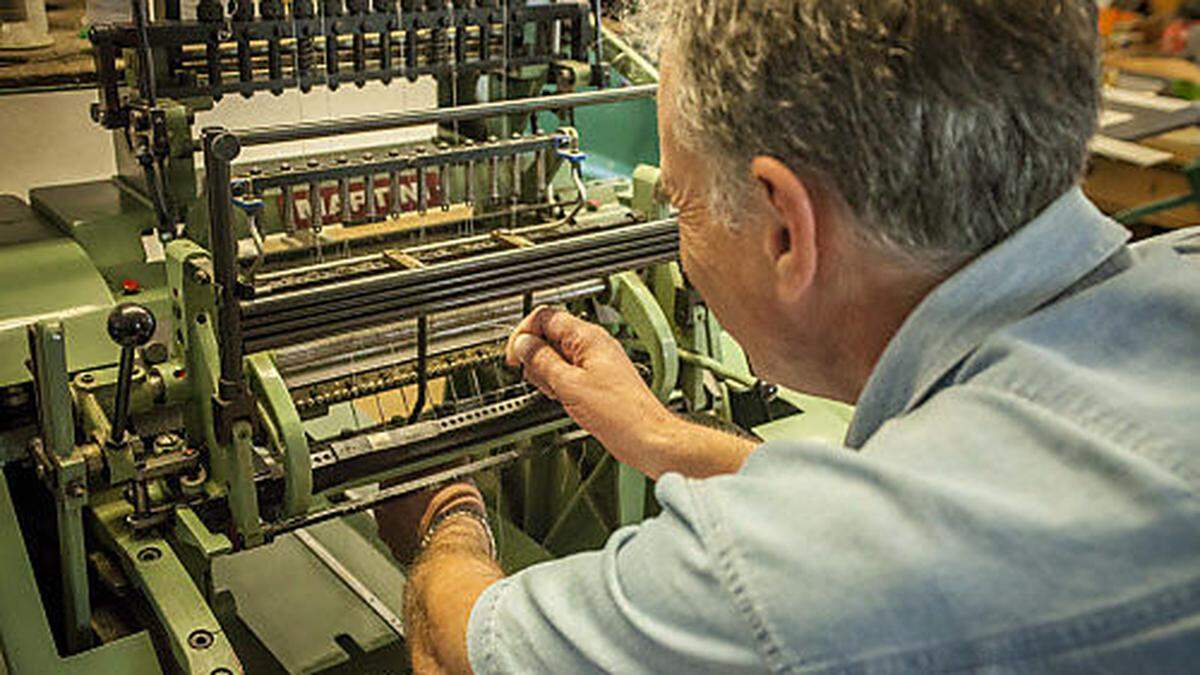 Buchbinder Fritz Bäck hat mit Leidenschaft das alte Handwerk ausgeübt