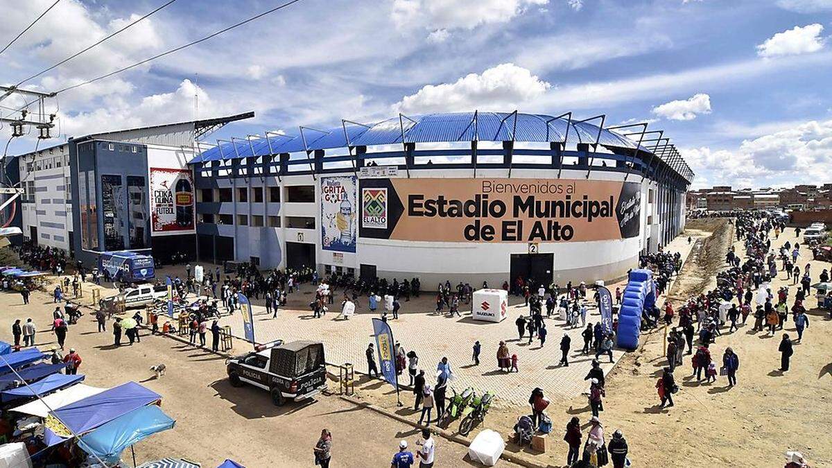 Im Municipal Stadium in El Alto kam es zum Unglück