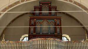 Die denkmalgeschützte &quot;Ladstätter-Orgel&quot; in der evangelischen Kirche von Zlan soll aufwendig saniert werden