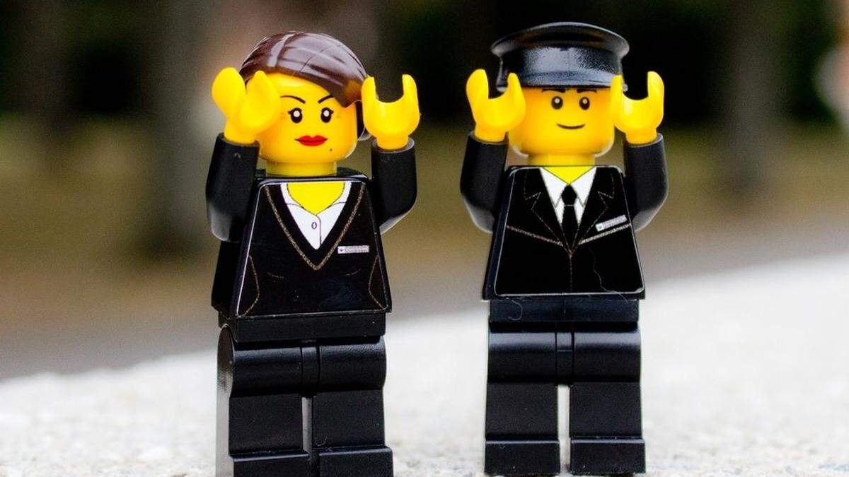 Friedhofsmitarbeiter und Co. aus Lego kann man im Bestattungsmuseum am Wiener Zentralfriedhof erwerben