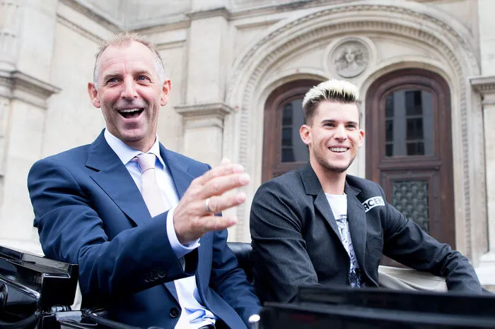Von Dominic Thiem hält Muster große Stücke und traut ihm den Sprung auf den Tennisthron zu.