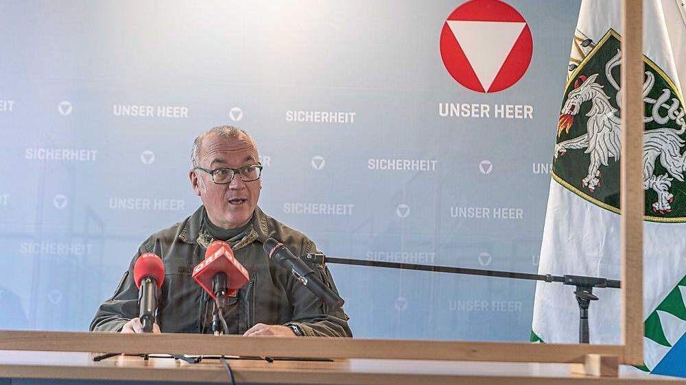 Militärkommandant Heinz Zöllner zog Bilanz