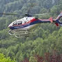 Auch ein Polizeihubschrauber war im Einsatz