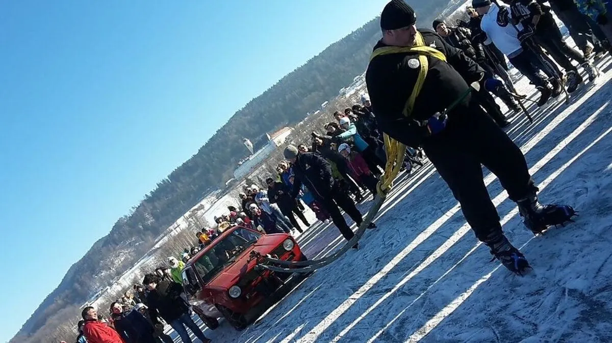 Martin Hoi voll konzentriert vor dem Versuch