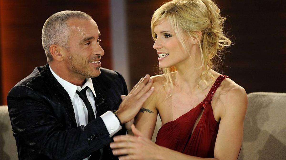 Ein Bild von 2010: Eros Ramazzotti und Michelle Hunziker 