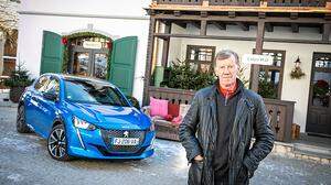 Cheftester Walter Röhrl und der neue Peugeot 208